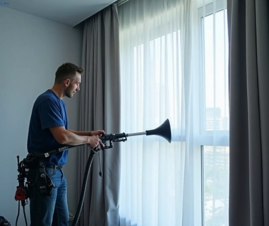 Professional curtain stain removal process equipment Matty Curtain Cleaning mudjimba