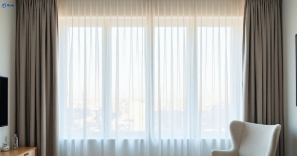 Restored vibrant drapes in mudjimba QLD after Matty Curtain Cleaning